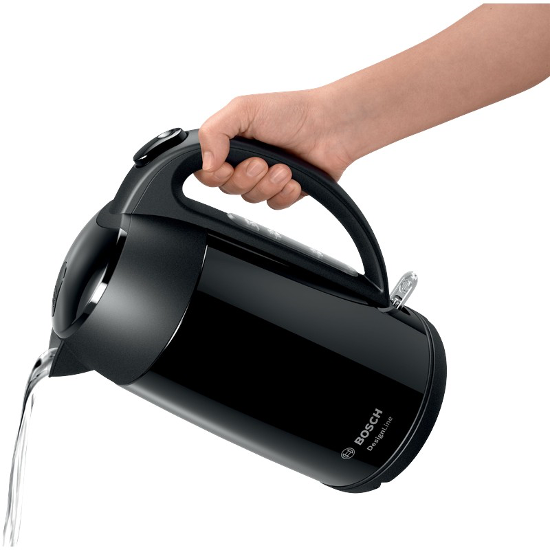 Bosch Designline TWK3P423 elkedel sort 1,7 liter - Image 3