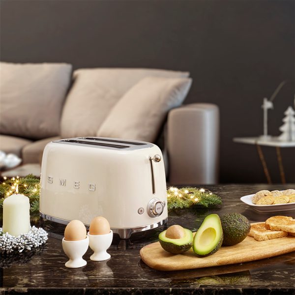 Smeg TSF01CREU br?drister creme 2 skiver 950 watt - Image 7