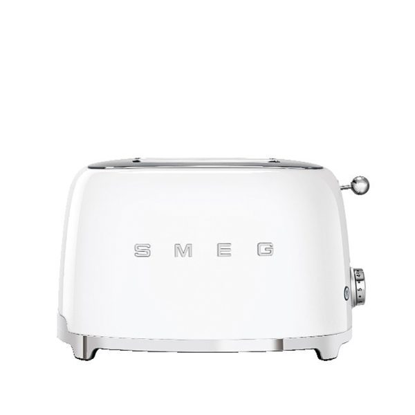 Smeg TSF01WHEU br?drister hvid 2 skiver 950 watt