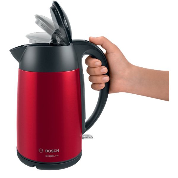 Bosch Designline TWK3P424 elkedel r?d 1,7 liter - Image 5
