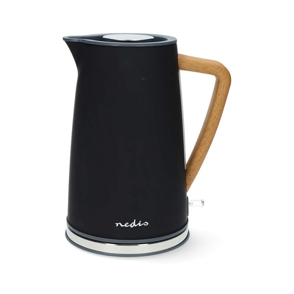 Nedis elkedel sort 1,7 liter 2200 watt