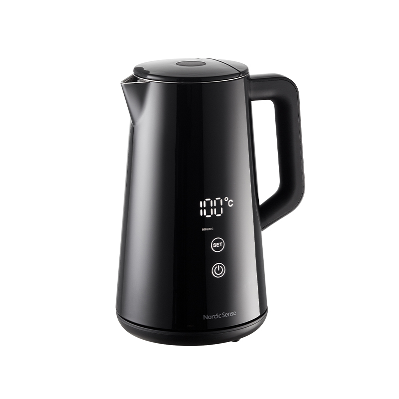 Nordic Sense digital elkedel sort 1,5 liter 1800W - Image 1