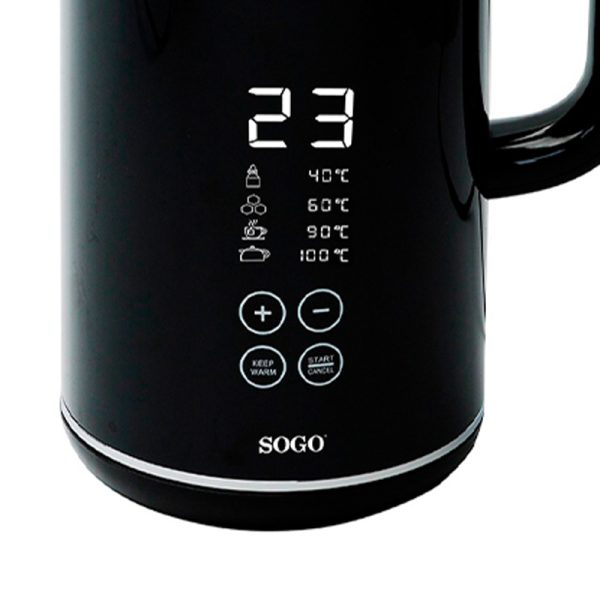 Sogo Digital Elkedel Sort 1,7 Liter - Image 2