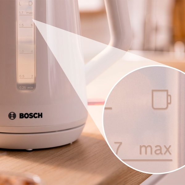 Bosch MyMoment TWK1M121 elkedel hvid 1,7 liter - Image 3