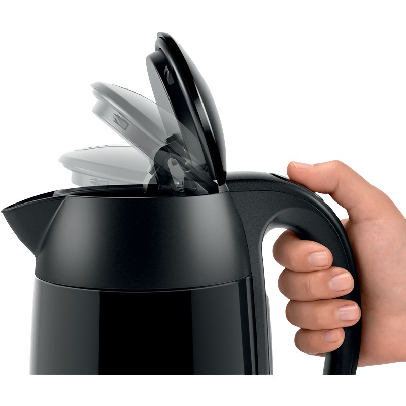 Bosch Designline TWK3P423 elkedel sort 1,7 liter - Image 4