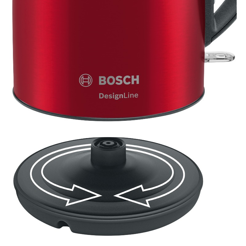 Bosch Designline TWK3P424 elkedel r?d 1,7 liter - Image 4