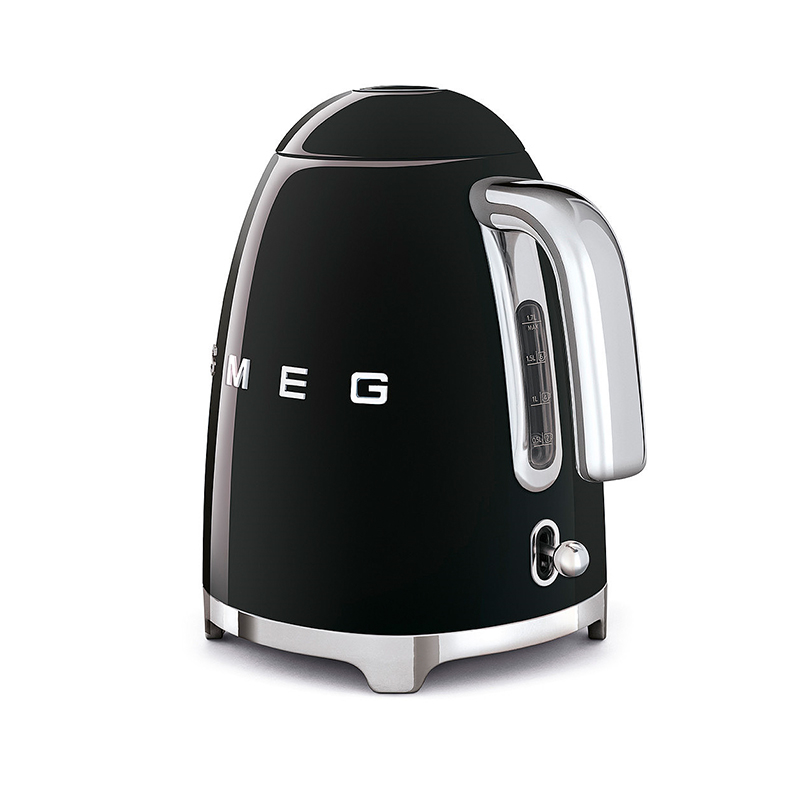 Smeg KLF03BLEU elkedel sort 1,7 liter 2400 watt - Image 3