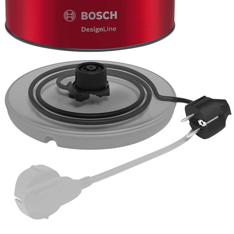Bosch Designline TWK3P424 elkedel r?d 1,7 liter - Image 3