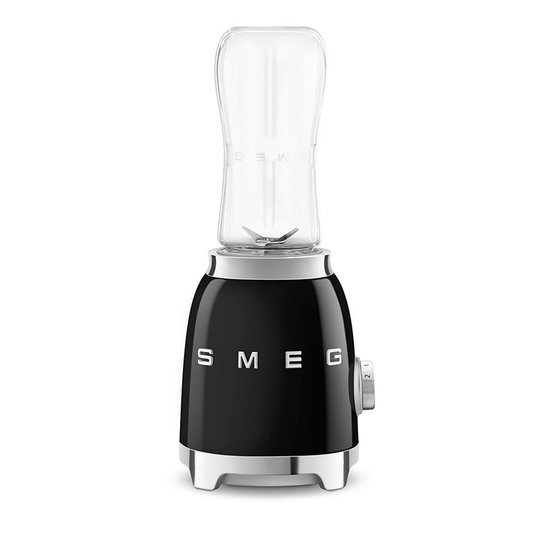 Smeg PBF01BLEU Personal blender sort inkl. 2 stk. flasker 0,6 liter - Image 1