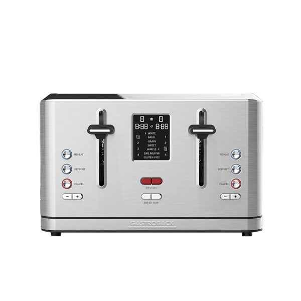 Gastroback Design dobbelt toaster Digital 4S