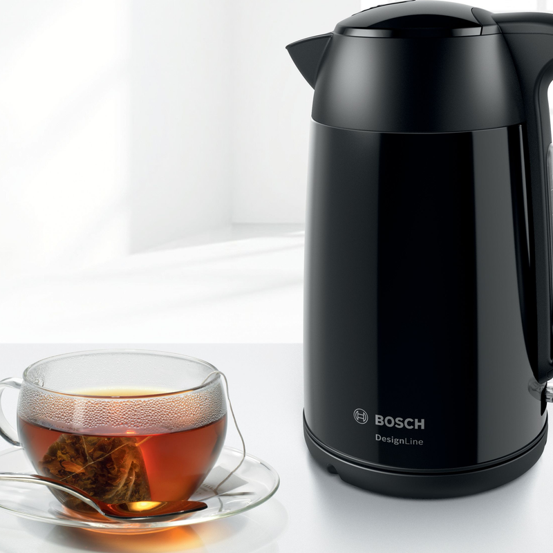 Bosch Designline TWK3P423 elkedel sort 1,7 liter - Image 5