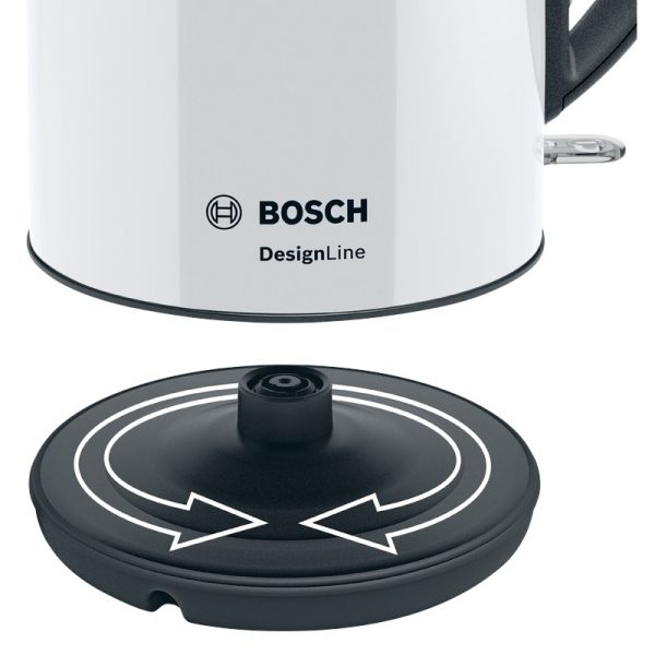 Bosch DesignLine MC812W501 elkedel hvid 1,7 liter 2400 Watt - Image 4