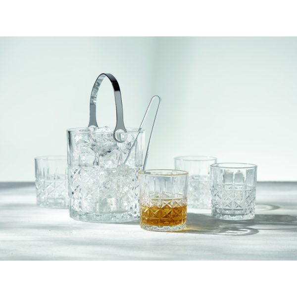 Isspand s?t med 4 glas