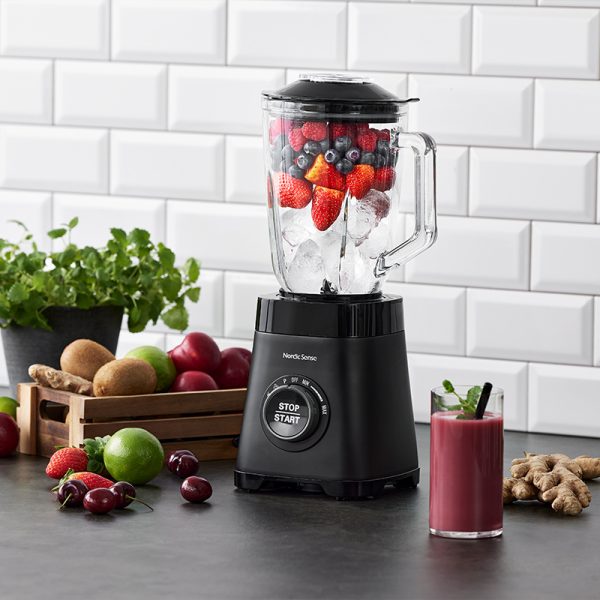 Nordic Sense blender sort 1,5 liter 1000 watt - Image 2