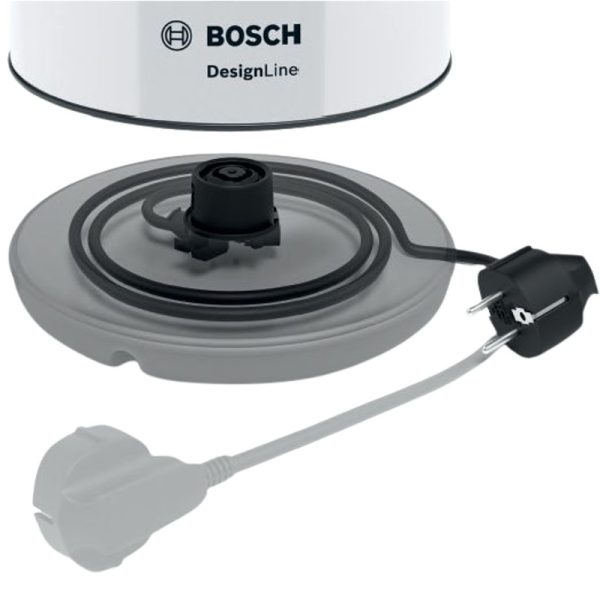 Bosch DesignLine MC812W501 elkedel hvid 1,7 liter 2400 Watt - Image 7
