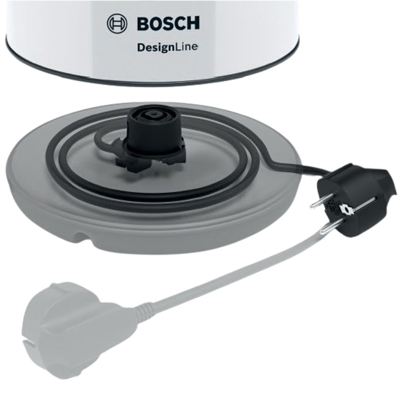 Bosch DesignLine MC812W501 elkedel hvid 1,7 liter 2400 Watt - Image 7