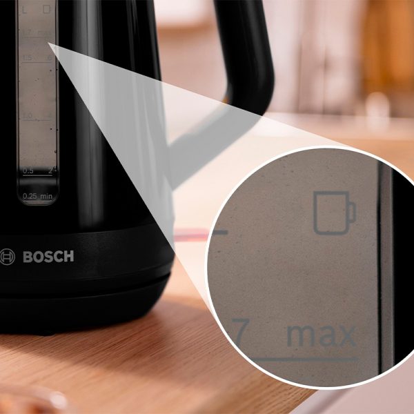 Bosch MyMoment TWK1M123 elkedel sort 1,7 liter - Image 3