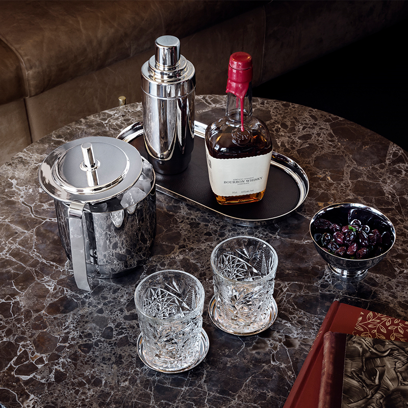 Georg Jensen Manhattan isspand med tang st?l - Image 2