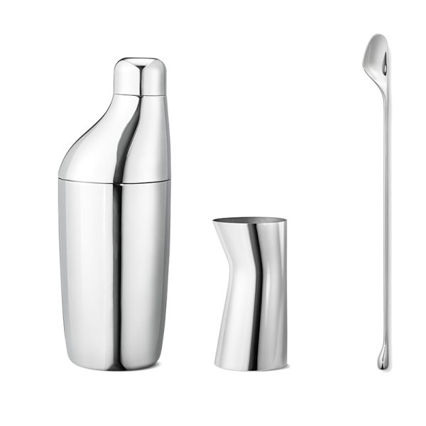 Georg Jensen SKY bartenders?t inkl. shaker, ske og m?leb?ger