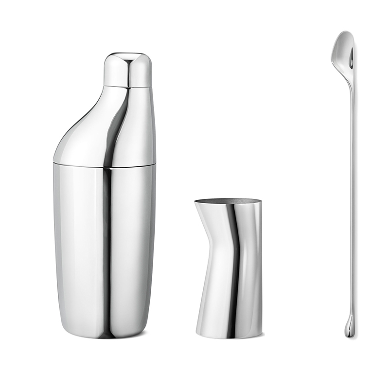 Georg Jensen SKY bartenders?t inkl. shaker, ske og m?leb?ger - Image 1