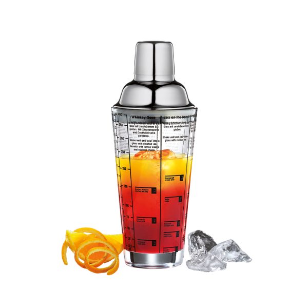 Cilio cocktail shaker med opskrifter 400 ml - Image 2